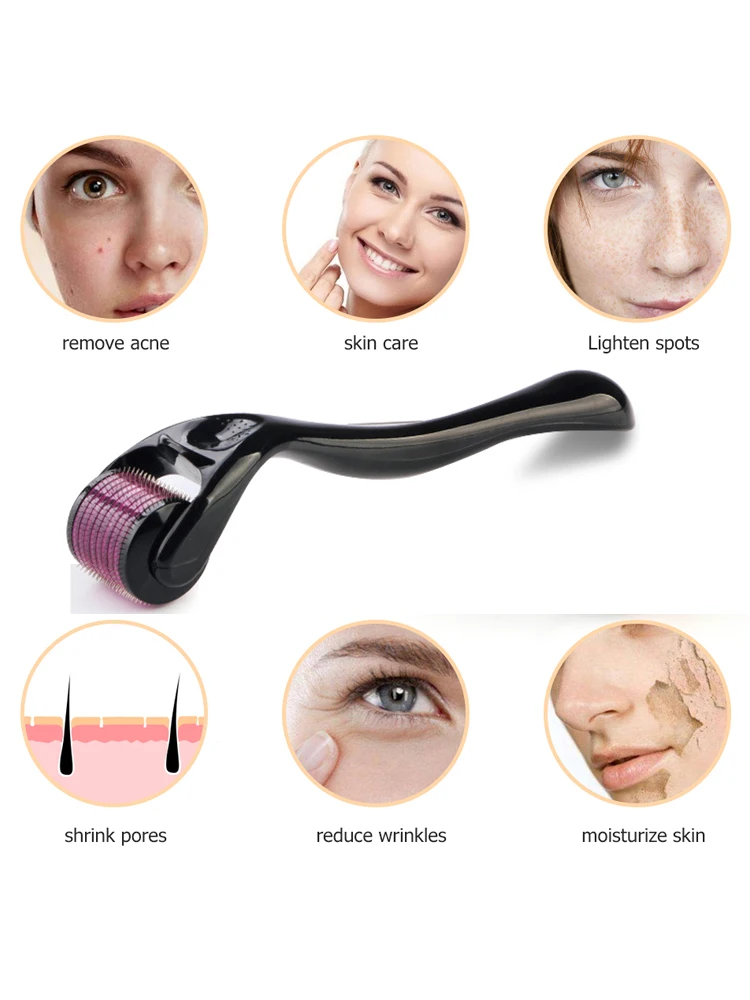 Microneedle Mezoroller DRS 540 Дерма ролик микро иглы дермароллер титановый уход за выпадением волос инструмент для ухода за кожей лица