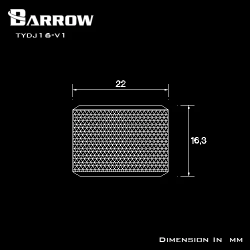 Barrow G1/4 &quot16 мм жесткий трубчатый Соединительный разъем|hard tube|barrow 16mmfittings barrow |
