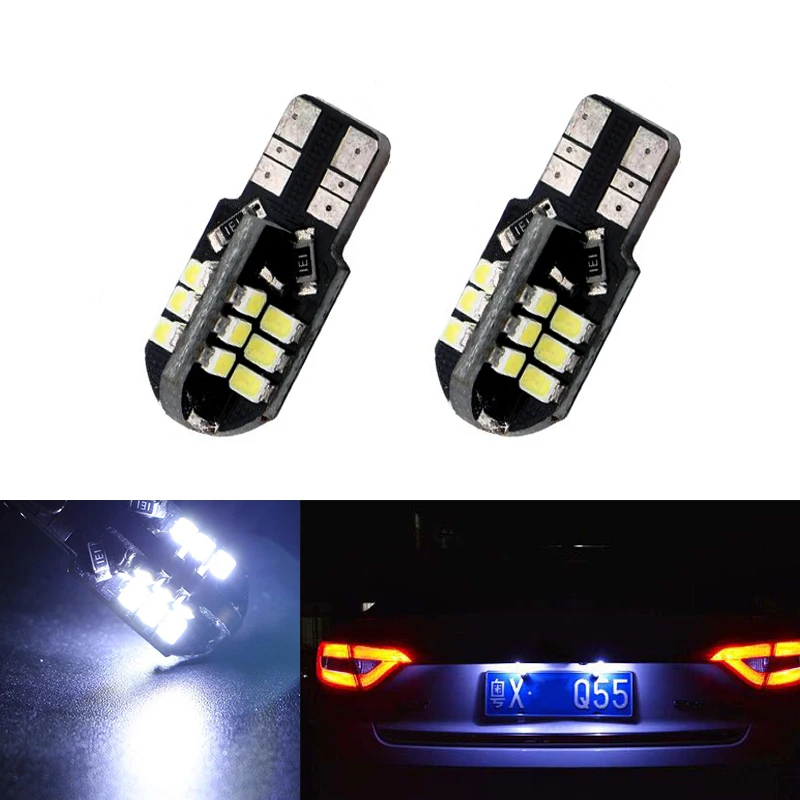 2x автомобиль светодиодный ошибок T10 3020 SMD Светодиодные лампы 12V Подсветка
