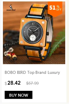 BOBO BIRD роскошные деревянные мужские часы из нержавеющей стали стильные деревянные часы хронограф кварцевые часы relogio masculino подарок для мужчин
