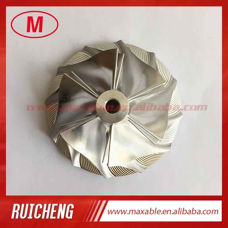 GT15-25 720915-0004/737692-0002 44,39/60,01 мм 6+ 6 лопасти турбо заготовка/фрезерный/алюминий 2618 колеса компрессора для 725364/742730