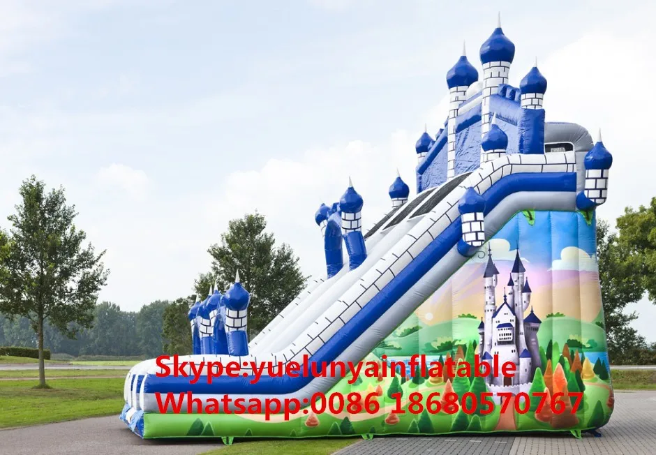 Китай Гуанчжоу) производители продают надувные горки, замок слайд KY-694