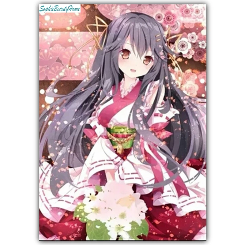 Sophie beauty home 5D Сделай Сам Алмазная вышивка мультфильм девушка крестом домашнее