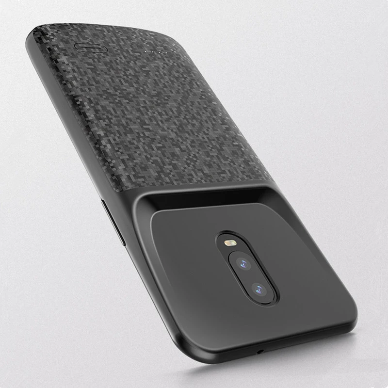 4700 мАч чехол для зарядного устройства s Oneplus 6T модный Ультратонкий зарядки