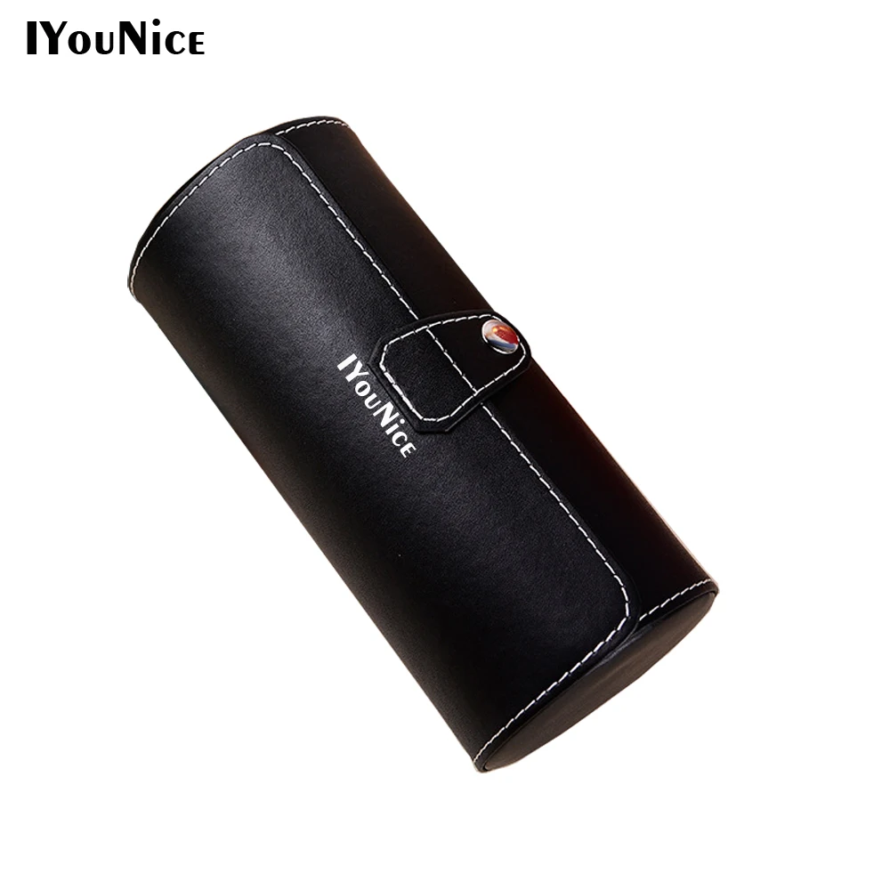 Новинка 2017 модный портативный дорожный Чехол IYouNice для часов с 3 слотами чехол из