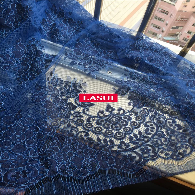 LASUI 1,5 м* 1,5 м = 1 шт. Многоцветный полый шнур кружево с ресничками Ткань Мягкое французское кружево для diy свадебное платье аксессуары C0193