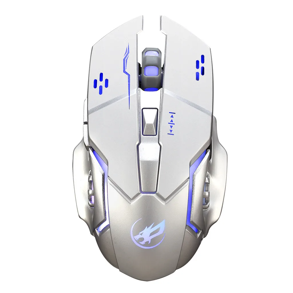 Беспроводная игровая мышь Warwolf Q8 с 6 кнопками usb-приемник подсветкой геймер