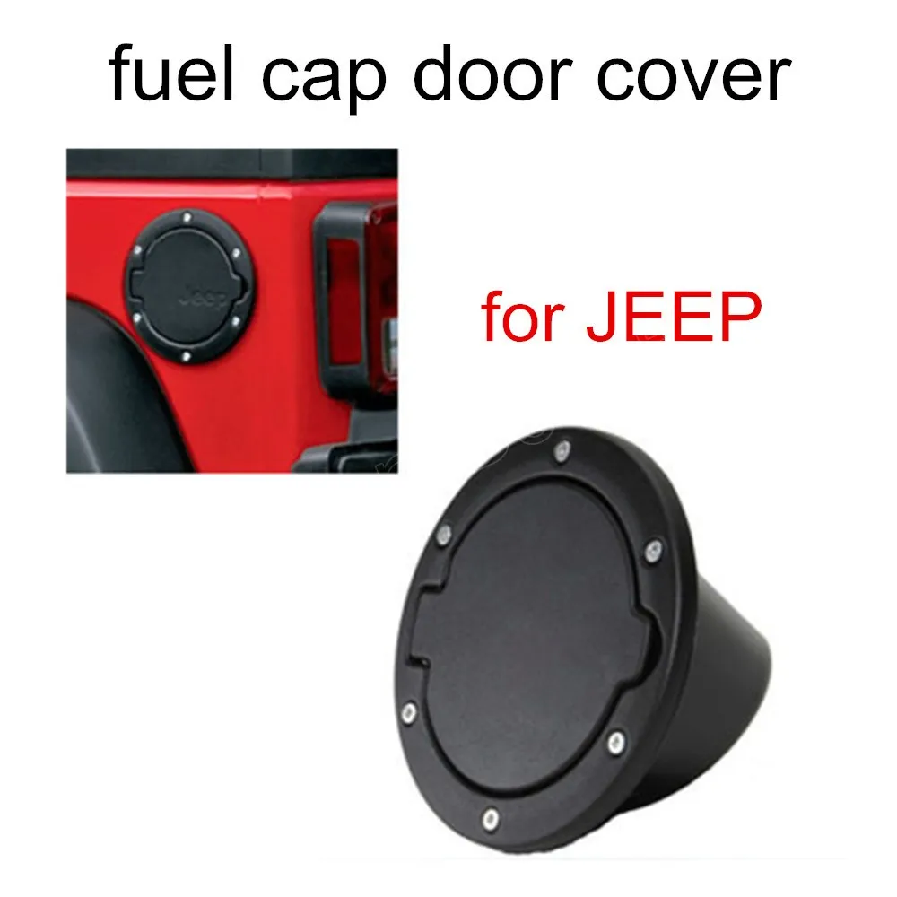 

high quality best selling stailess steel Gas Fuel Filler Cap Door Tank Cover fit For JEEP Wrangler 07-2015 Door
