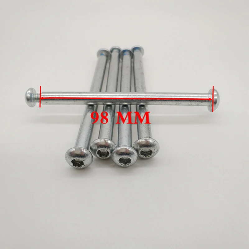 5 шт./партия аксессуары для скутера Длина оси 98 мм диаметр 8 мм|scooter axle|5 pcs/lotlot lot |