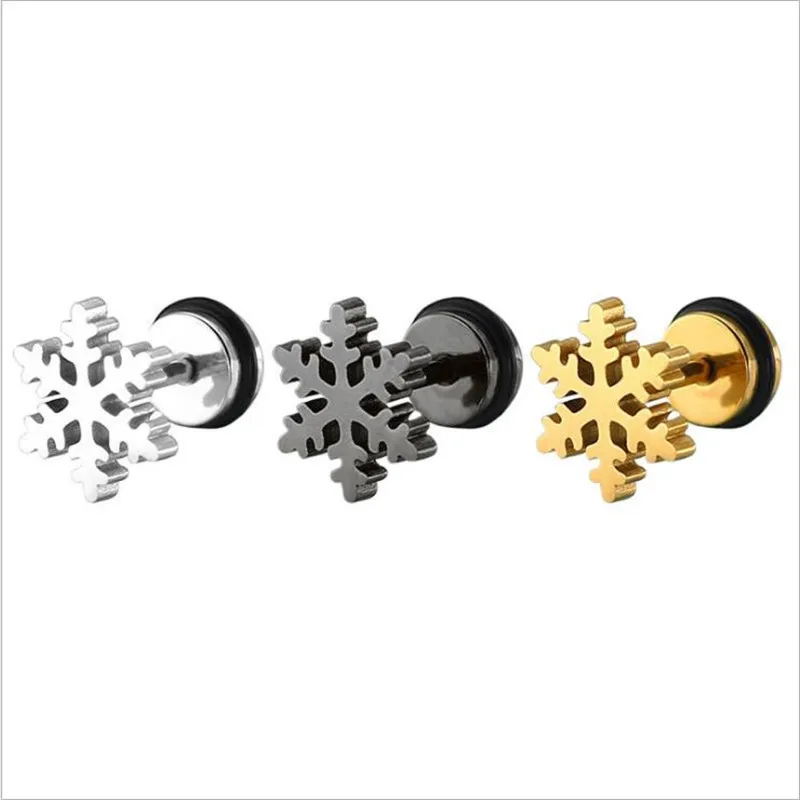 

SE010 Titanium Screw-back Stud Earrings Brief Style 316l Stainless Steel Earring IP Plating No Fade Allergy Free