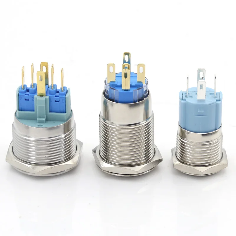 16mm19mm22mm metal button switch self-locking multiple figures can be customized total 12v 24v 110v 220v | Обустройство дома