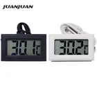 10 шт. термометр для холодильника, цифровой ЖК-зонд, морозильник, термограф для холодильника 110C (черныйбелый) Скидка 40%