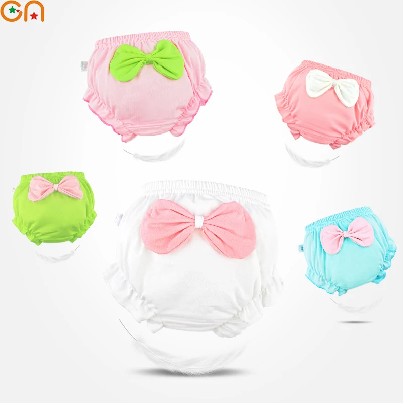 3 шт./лот Мягкие трусики из 100% хлопка для малышей Детские трусы девочек Модные