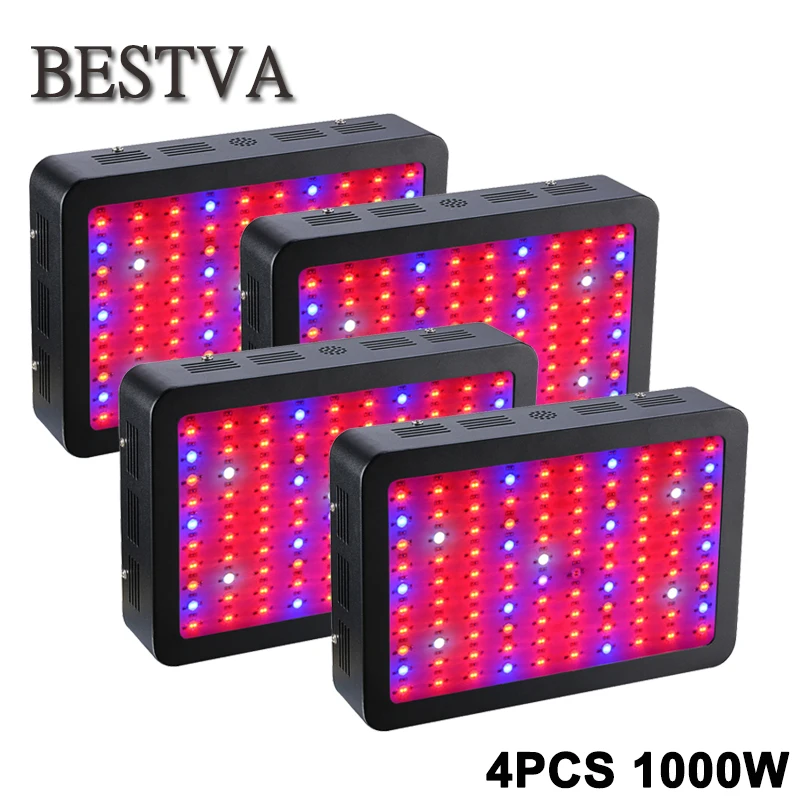 Светодиодная лампа полного спектра для выращивания растений 4 шт./лот 1000 Вт|led grow