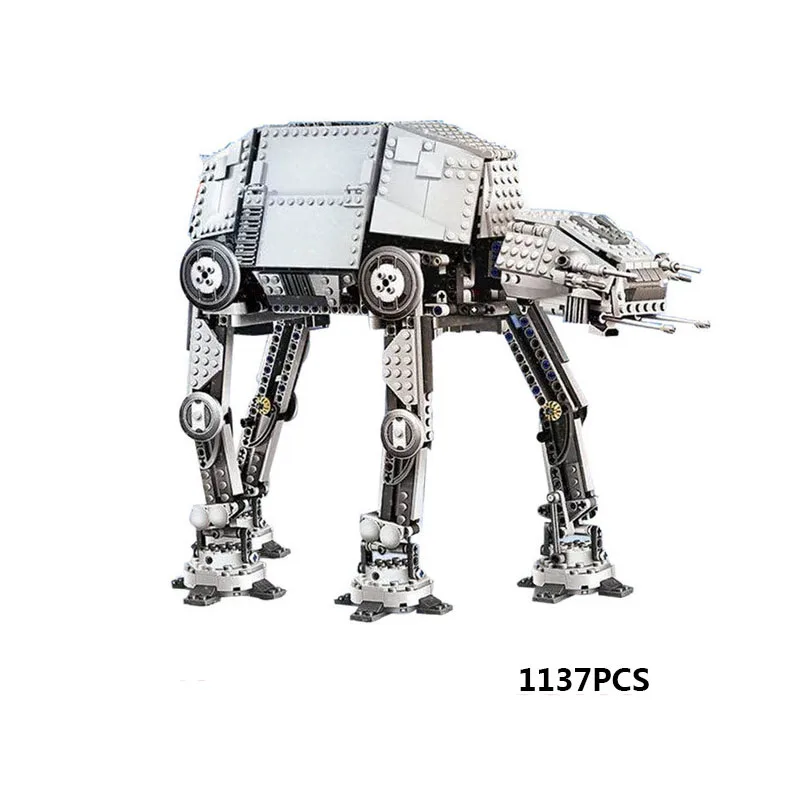 Звездные войны серии AT-AT транспорт панцирь Робот строительные блоки DIY Мини