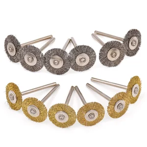 Вращающаяся щетка 22 мм для шлифовального станка Dremel 100, щетки колеса провода шт.