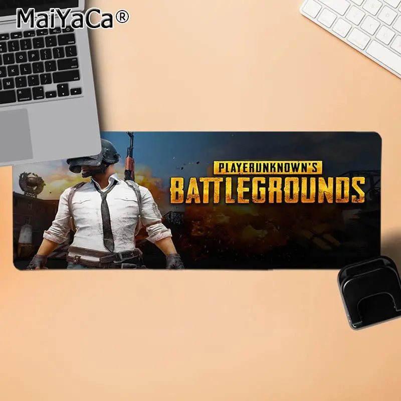 MaiYaCa Подарочный коврик для мальчика Playerunknown's Battlegrounds PUBG коврик для мыши игровой прочный резиновый коврик для мыши Warcraft Dota CS GO