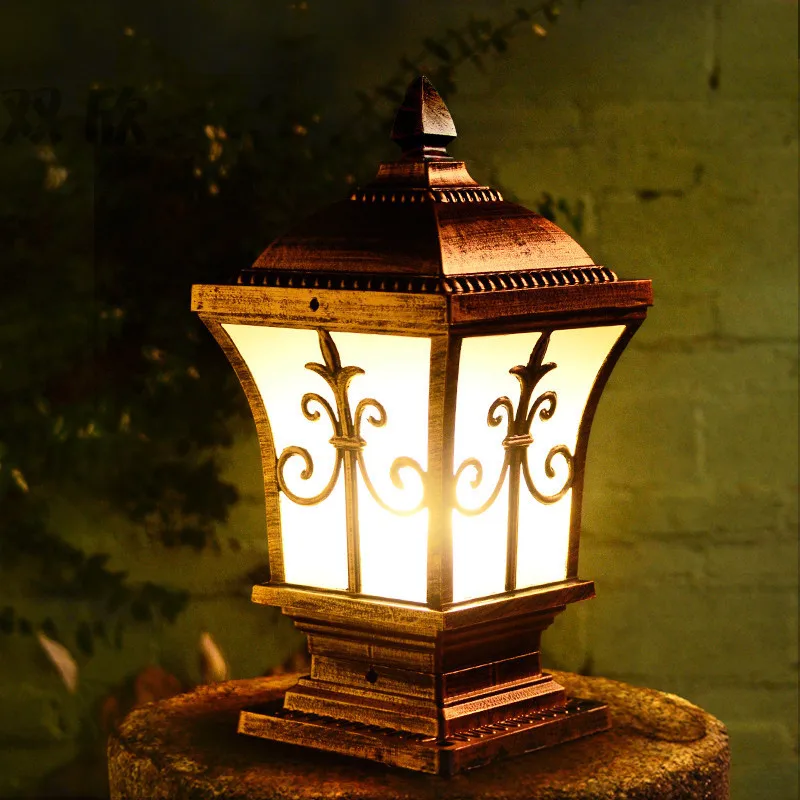 Уличная лампа MLZAOSN для ворот и столбов алюминиевая водонепроницаемая IP54