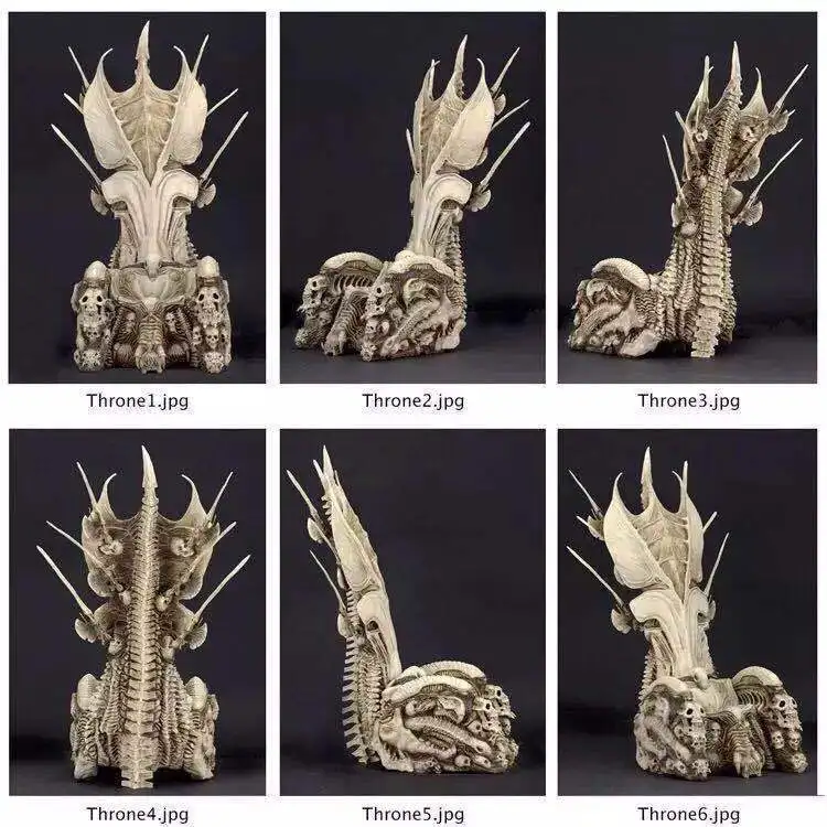 NECA Movie Predator VS Alien Science Monster сиденье с черепом трон старец Хищник игрушки фигурка модель