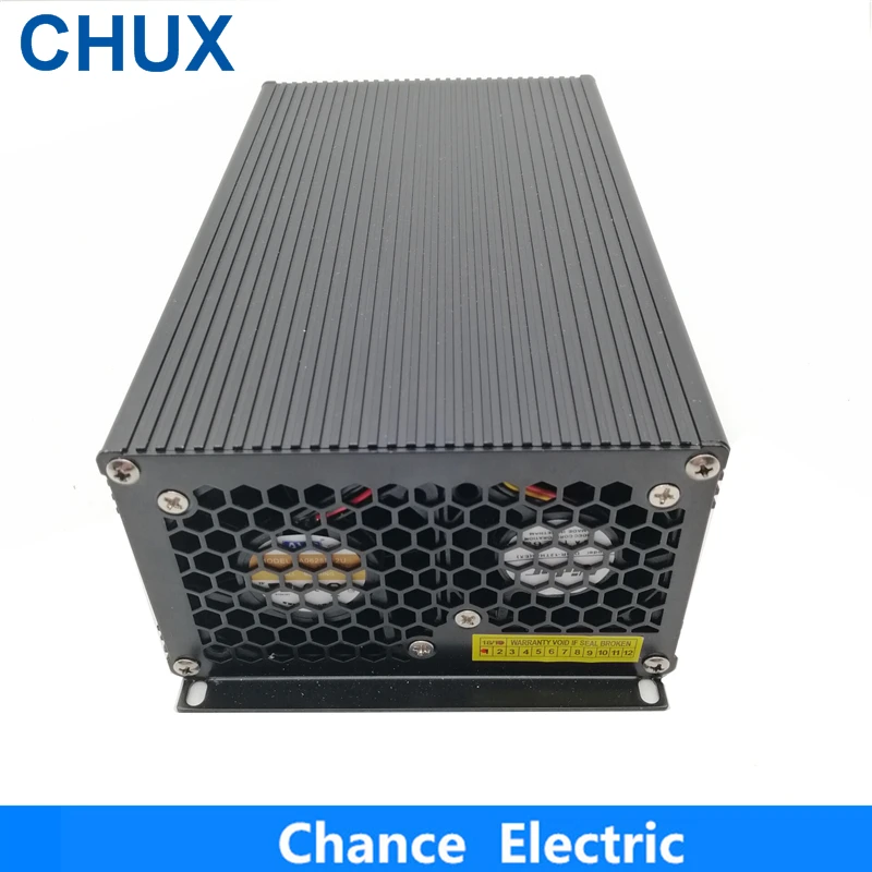 CHUX 12 В 15 в 24 36 40 48 55 60 72 80 90 100 110 1500 Вт импульсный блок питания для промышленного поля