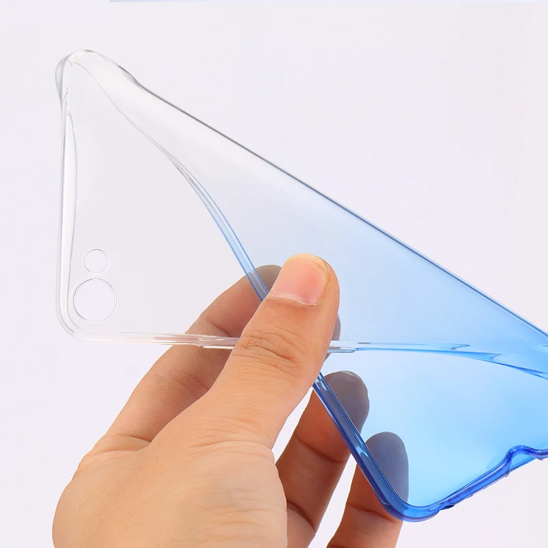Мягкий силиконовый чехол из ТПУ градиентного цвета для Meizu U10 U20 MX5 MX6 Pro 6 7 M15 M16 Plus 6T 2