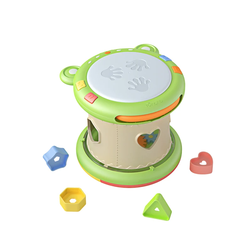 

Baby Music Toys Soft Light Musical Instruments Pat Drums Educational Toys Christmas Gift for Kids