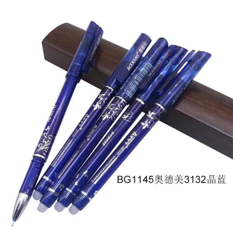 3 pens BG1145 3 шт синие чернила стираемая ручка Канцелярия для учеников ручка для письма многофункциональная гелевая ручка 0,5 мм наконечник письма плавно сильного качества - Цвет: 3 pens BG1145
