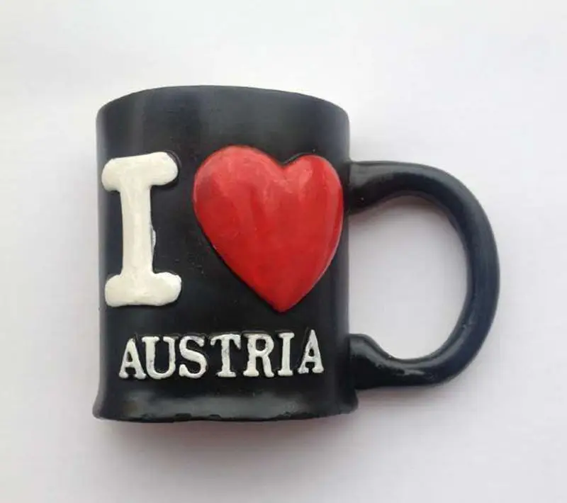 Я люблю австралийскую креативную чашку 3D магнит на холодильник всемирные