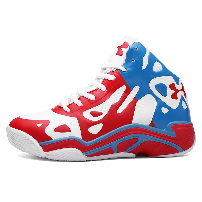 LEIXAG мужские баскетбольные кроссовки с высоким берцем легкие Нескользящие