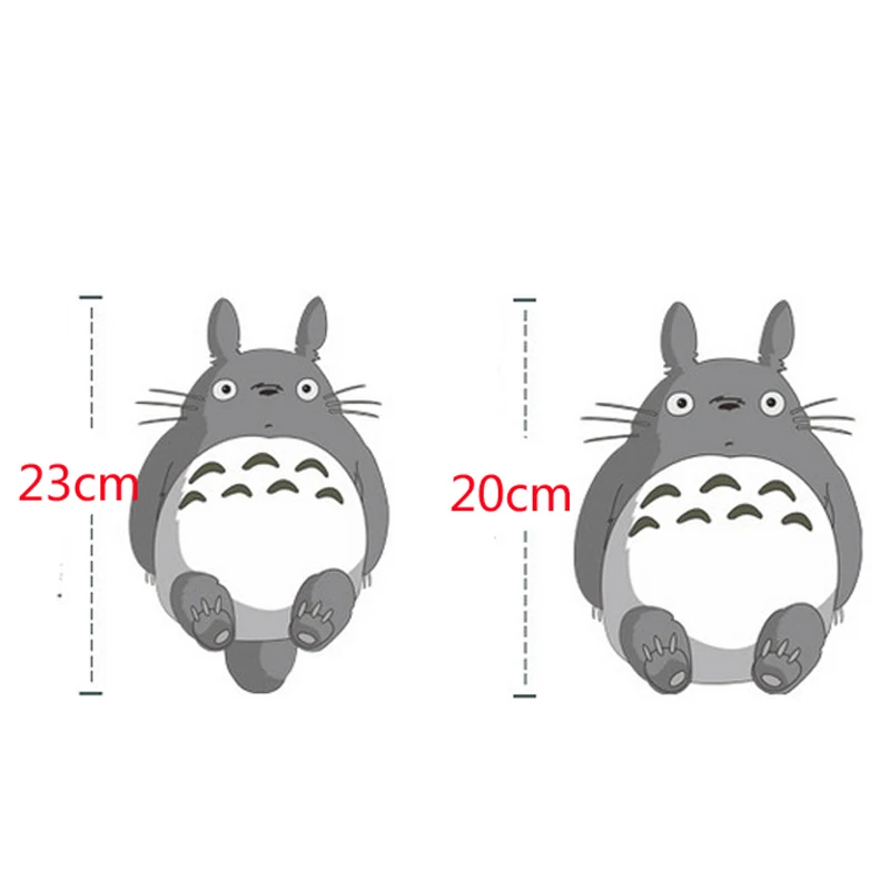 23 см Мой сосед Тоторо плюшевые игрушки Kawaii Juguete BrinquedosTotoro Bonecos японское аниме Серый