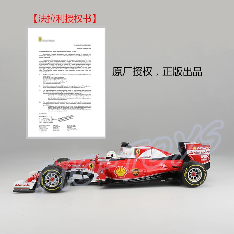 Рождественский подарок модель Φ F1 1/18 Коллекционная гоночного автомобиля