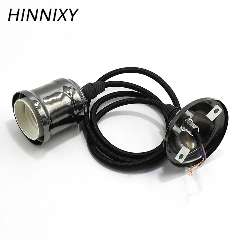 Подвесной светильник Hinnixy E27 с металлическим покрытием из розового золота