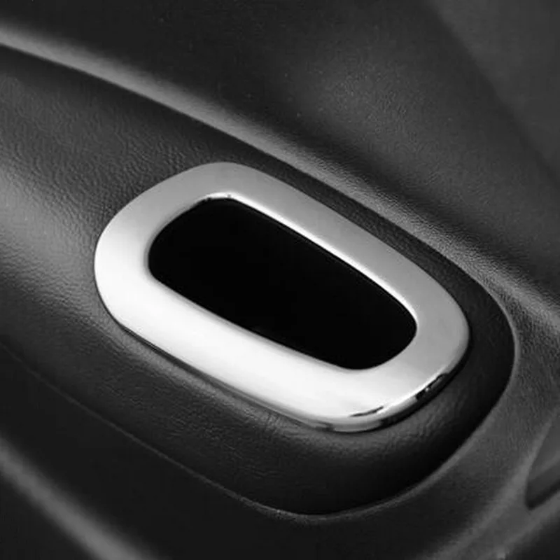 Tonlinker интерьерные наклейки на подлокотник для Citroen C-Elysee/peugeot 301 автомобильный Стайлинг 2/4 шт ABS хромированные наклейки