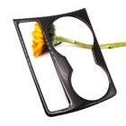 Для Audi A4 B8 A5 2009 2010 2011 2012 2013 2014 2016 держатель стакана для воды из углеродного волокна Панель рамка крышка наклейка отделка