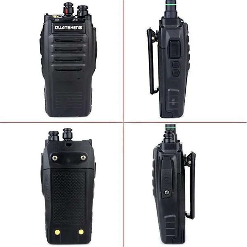 5pcs New Radio Walkie Talkie QuanSheng TG-360/TG360 16CH 7W UHF 400-480MHz Two Way Black | Мобильные телефоны и