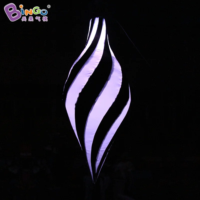 買取 Led照明5フィート/6ftインフレータブル装飾ぶら下げスパイラル形状ライト素敵なウェディングパーティーステージ装飾
