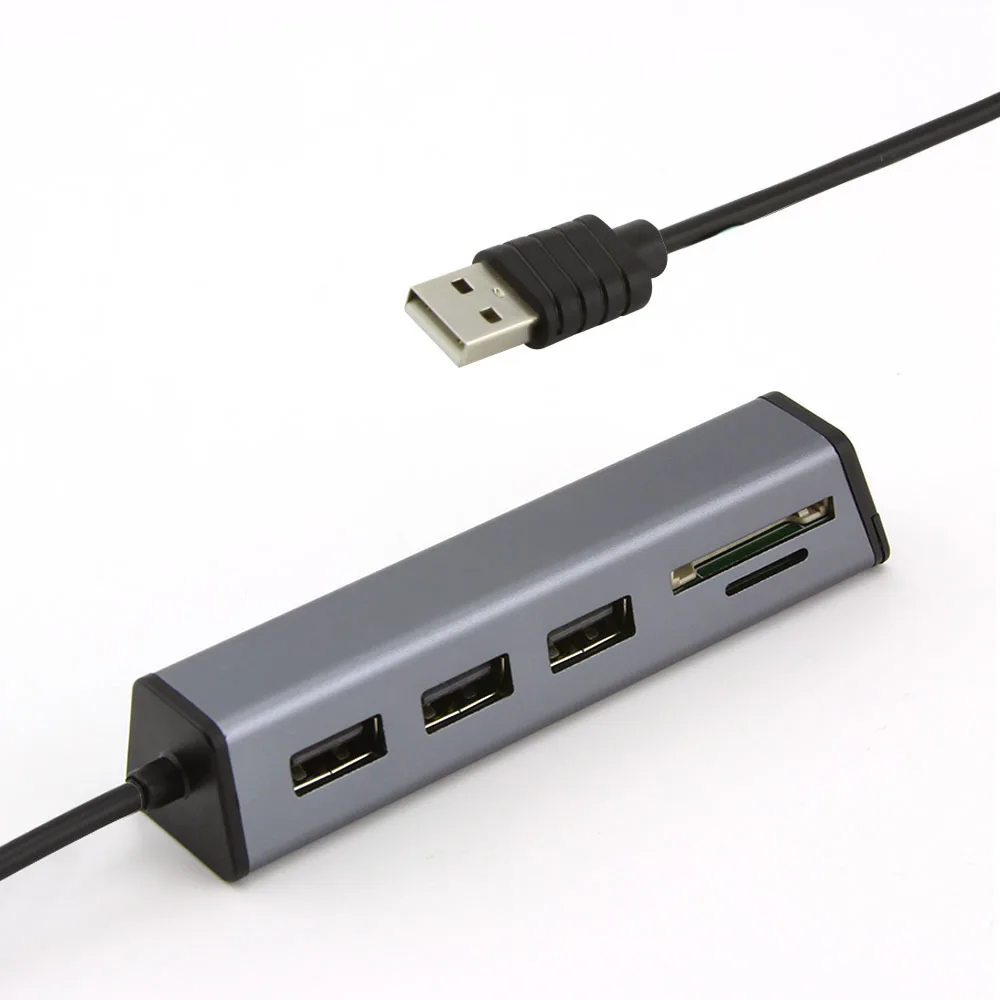 5 в 1 адаптер расширитель USB 2 0 для Micro SD/CF карт|USB-хабы| |