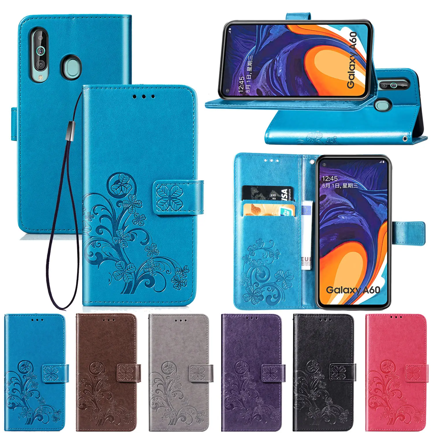 Чехол книжка для huawei Y3 | 2017 Y5 Y6 Pro 2019 Y7 2018 Y9 prime P Smart Z Nova 2i|