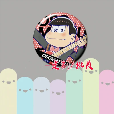 ZXFJXR 58 мм аниме Osomatsu Сан Кун персонаж Мацуно Карамацу матсуно юшимацу значок