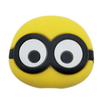 Minions2 Прекрасный мультфильм зарядное устройство для сматывания кабеля защитный чехол Saver 8 Pin линия передачи данных протектор наушников шнур защиты рукава провода крышка - Цвет: Minions2