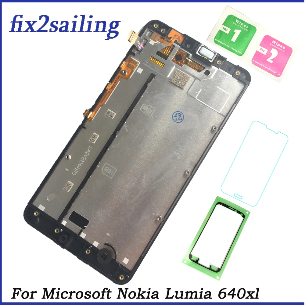 Супер Amoled ЖК-дисплей S для microsoft Nokia Lumia 640xl 640 xl + сенсорный экран дигитайзер в сборе