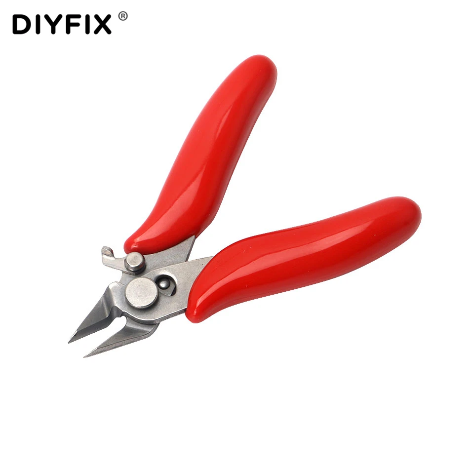 

Диагональные мини-плоскогубцы DIYFIX 3,5 дюйма, кусачки для проволочного кабеля, боковые плоскогубцы с замком, ручные инструменты