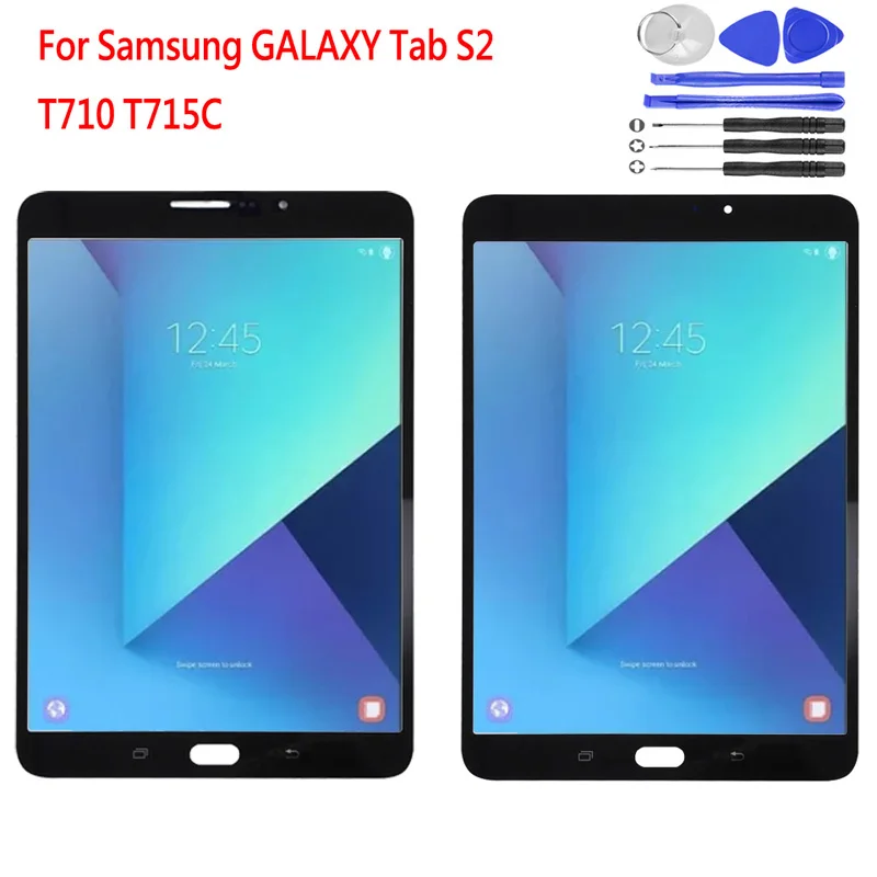 Для Samsung Galaxy Tab S2 8,0 T710 T715 T715C ЖК Дисплей с Сенсорный экран планшета Панель в сборе запасная часть+ Инструменты