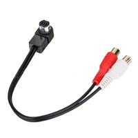 new 30cm new aux input car audio cable line adapter car accessory for alpine kca 121b 2 rca