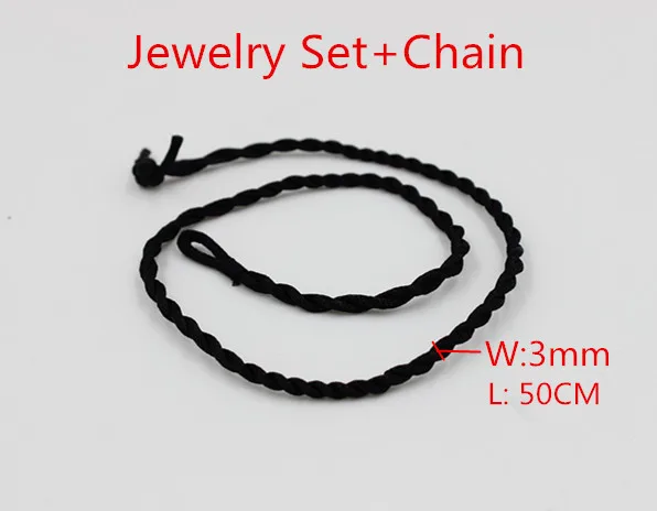 With 50cm Chain Золото Цвет ювелирные изделия с чеканкой комплект эфиопское ожерелье, подвеска, серьги, кольцо в стиле хабеша, свадебные Эритрея Африка подарок - Окраска металла: With 50cm Chain