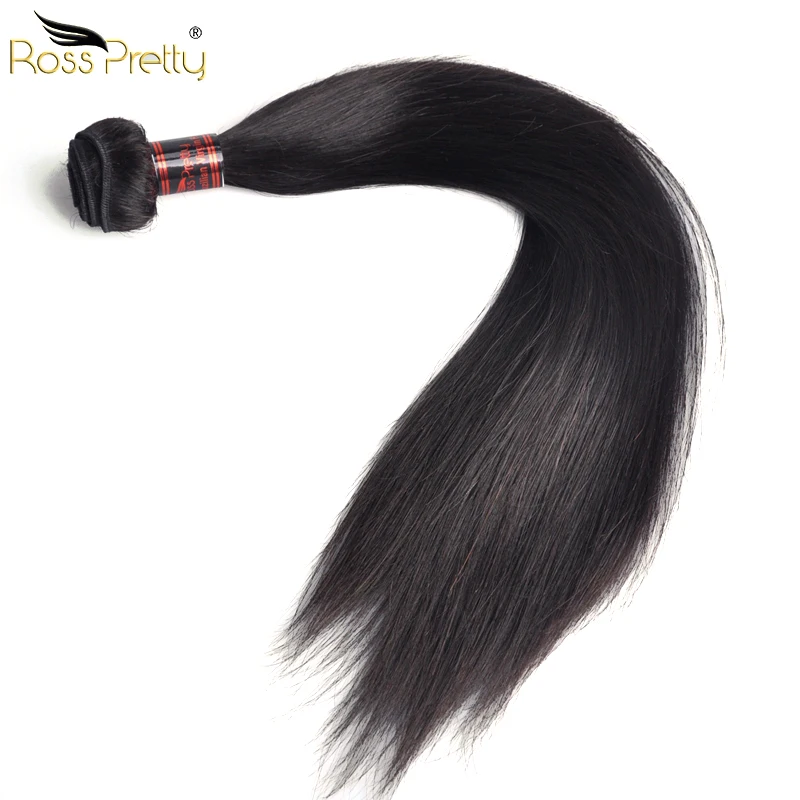 Ross Pretty remy волосы длинная средняя часть кружева Закрытие с пучками перуанские
