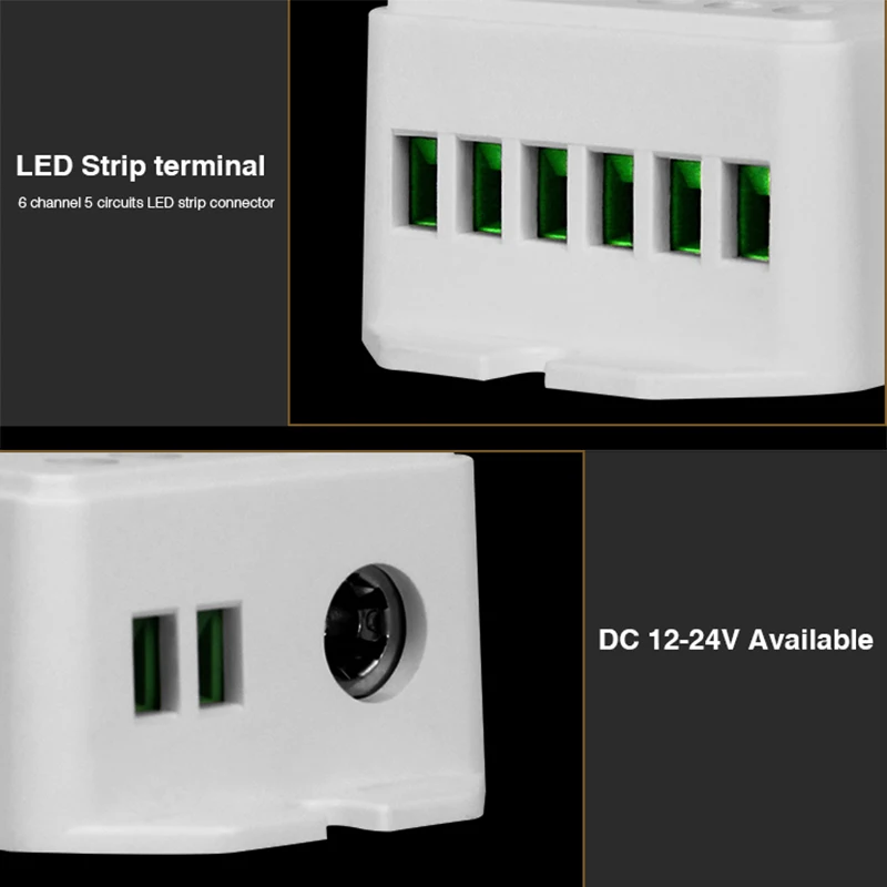 Умный светодиодный контроллер Milight LS2 2 4G беспроводной 5 в 1 для одноцветного CCT RGB