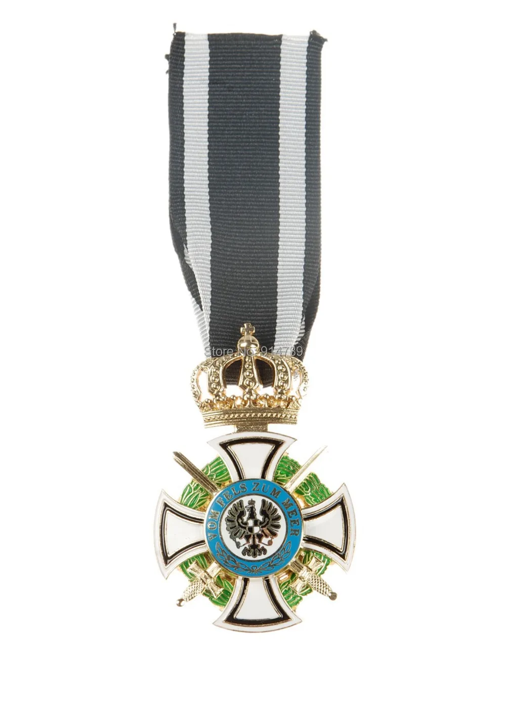 

GERMAN GERMANY VOM FELS ZUM MEER ORDER MEDAL WITH RIBBON-34062