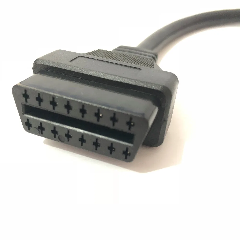 Переходник для кабеля-удлинителя грузовика J1939 9PIN к 16-контактному OBD2 гнездовому
