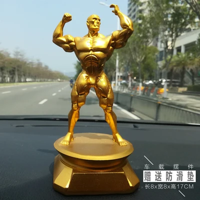 Фитнес-трофей Ручной фитнес-мышечный гантель скульптура Hercules украшение салона